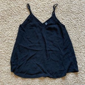 Alya Black Tank Top